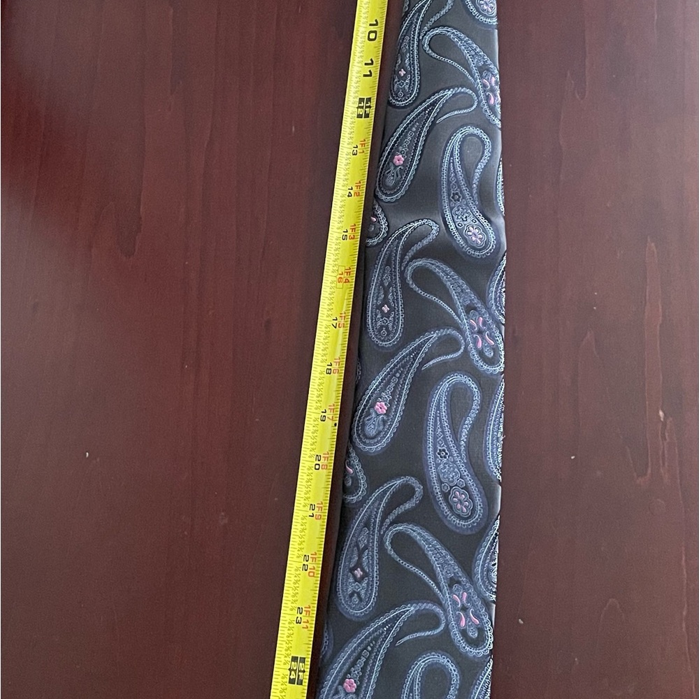 ERMENEGILDO ZEGNA Italian Men's Tie 100% Silk - Picture 4 of 6